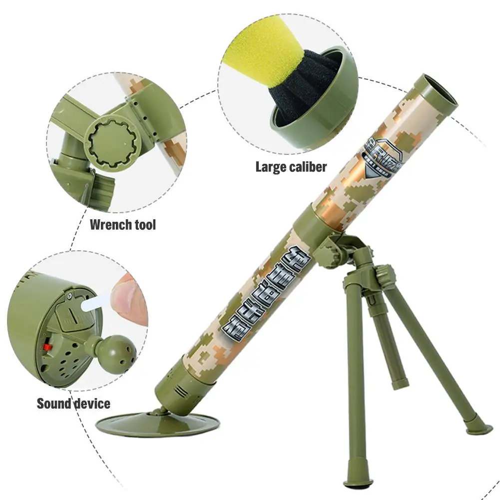 

Children's Toy Gun Boy Mortars Jedi Survival Eating Chicken Toy Rockets Launching Military Models