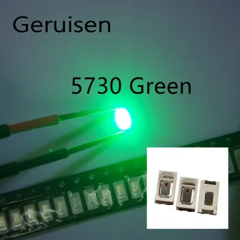 

5730/5630 SMD Green LED Light Emitting Diode SMD LED 5730 Green Surface Mount Led 520-575NM 2.0-3.6V Ultra Birght Led 500PCS