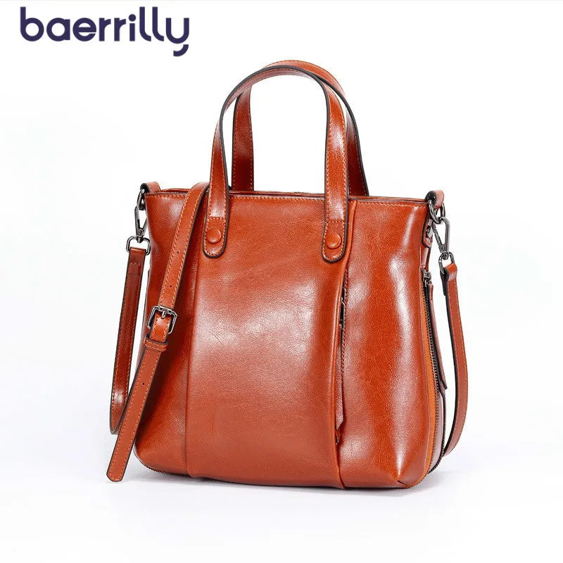 

Luxury Brand Women Handbags Genuine Leather Handbags Woman Shoulder Bags High-capacity Business Messenger Tote Bolsa Feminina