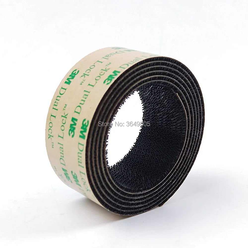 

3M SJ4575 black dual Lock Low Profile Reclosable Fastener self adhesive with Mushroom Stems Shaped Tape