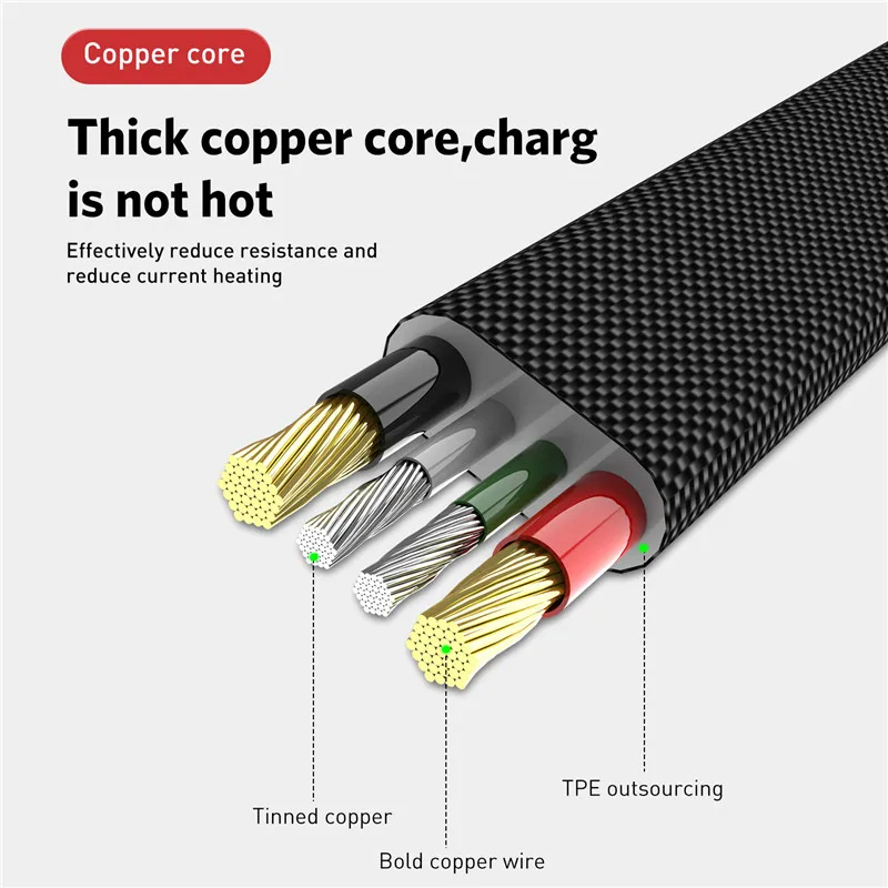 USLION USB кабель типа C из сплава USB C кабель типа C для huawei P20 Lite Pro 2A usb кабель для зарядки samsung galaxy s9 s8 plus