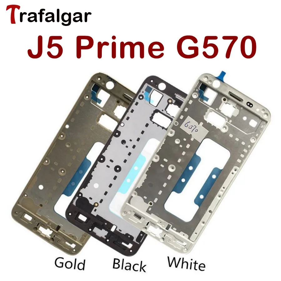 

For 5.0" SAMSUNG J5 Prime Front Frame G570 On5 2016 Middle Housing For SAMSUNG Galaxy J5 Prime Front Frame Chassis Bezel Replace