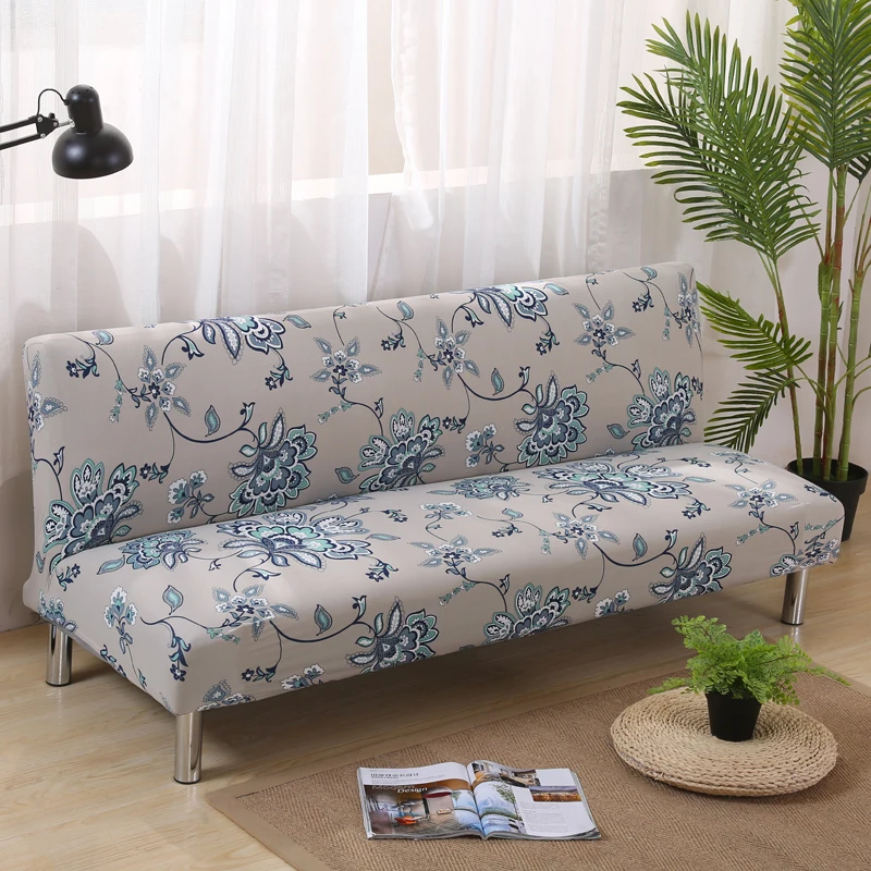 

floral printed folding soda bed cover sofa bed slipcover sofa cover single sofa covers elastic soft comfortable