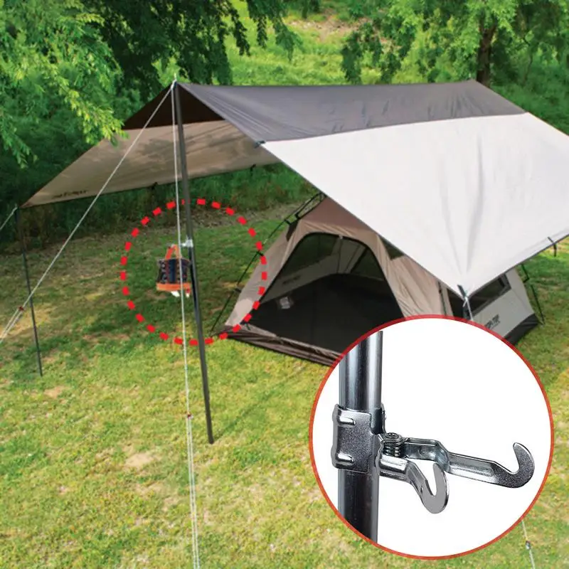 Outdoor Multi Purpose Clip Camping Light Paper Tissue Hanging Hook Tent