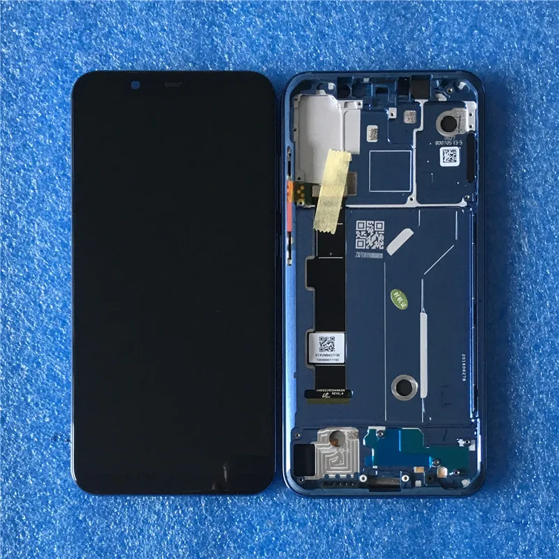 Оригинальная рамка Axisinternational для 6,2" Xiaomi 8 Mi8 MI8 Supor Amoled ЖК-экран рамка+ сенсорная панель дигитайзер сборка