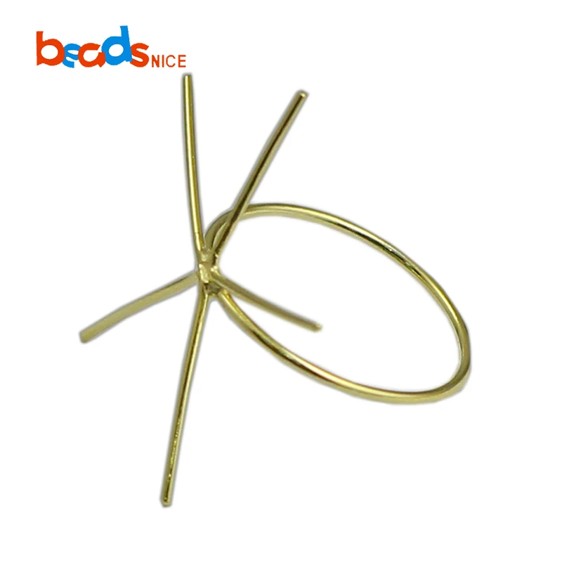Кольцо Beadsnice ID39494smt2 1 шт./лот Золотое кольцо с легким креплением для
