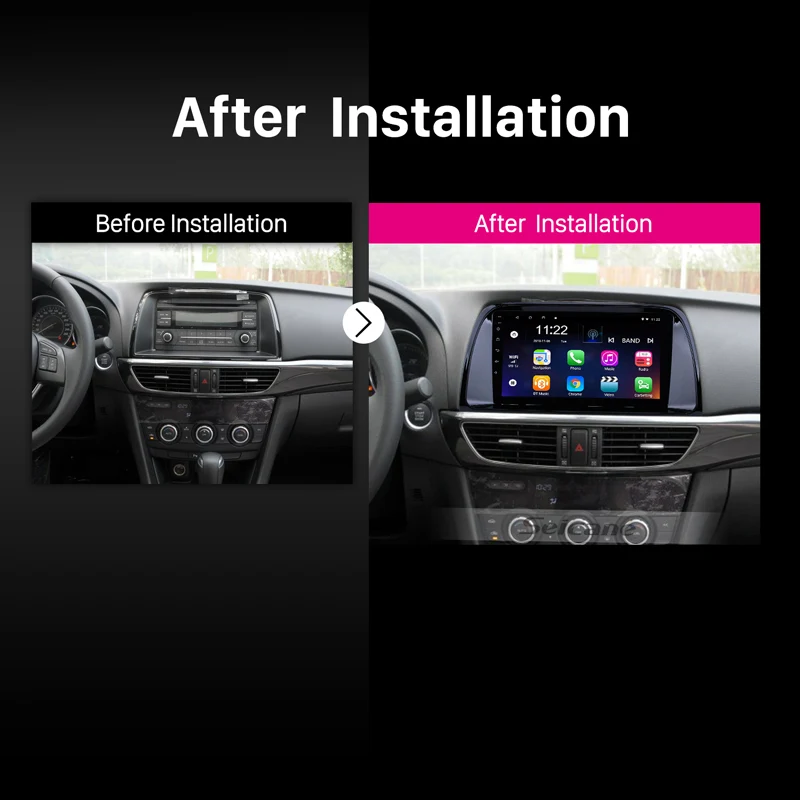 Sale Seicane Quad Core 9 inch Android 9.0 for 2012-2015 Mazda CX-5 1024*600 Car GPS Navi Stereo Player support Steering Wheel Control 5