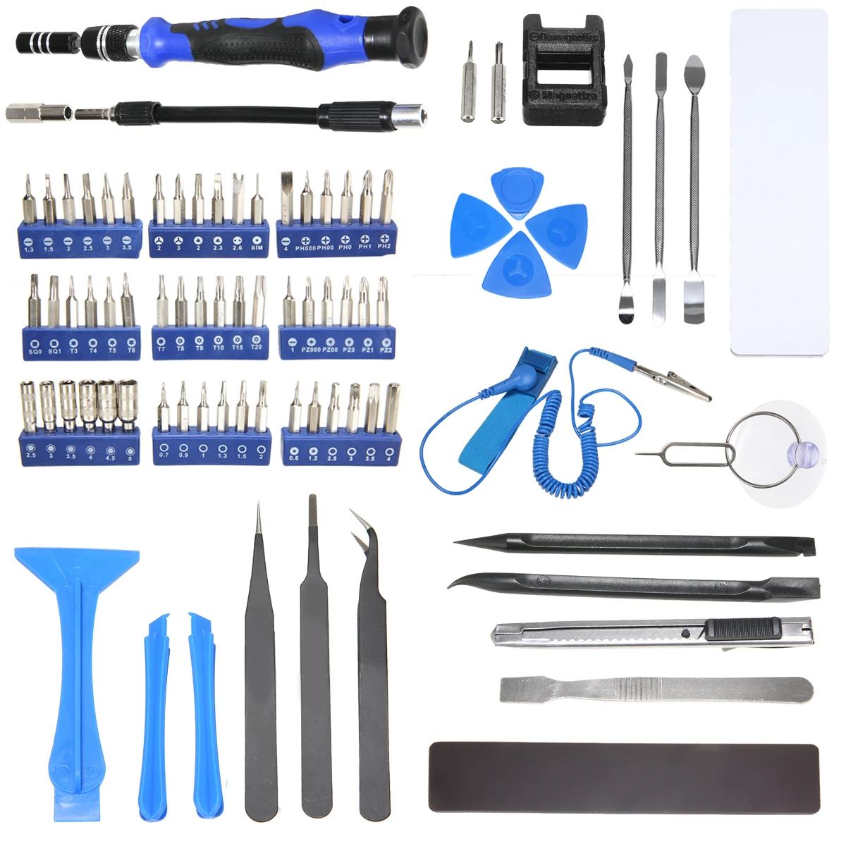 

82Pcs Repair Tool Kit Precision Screwdriver Set Magnetic Driver Kit For Pad PC Phone Electronics Devices