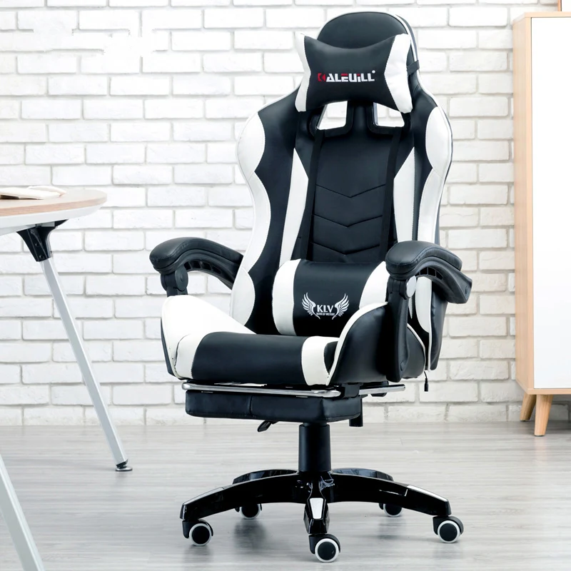 Компьютерное игровое Спортивное кресло из натуральной кожи, роскошная офисная мебель, аксессуары, эргономичные игровые кресла на коленях