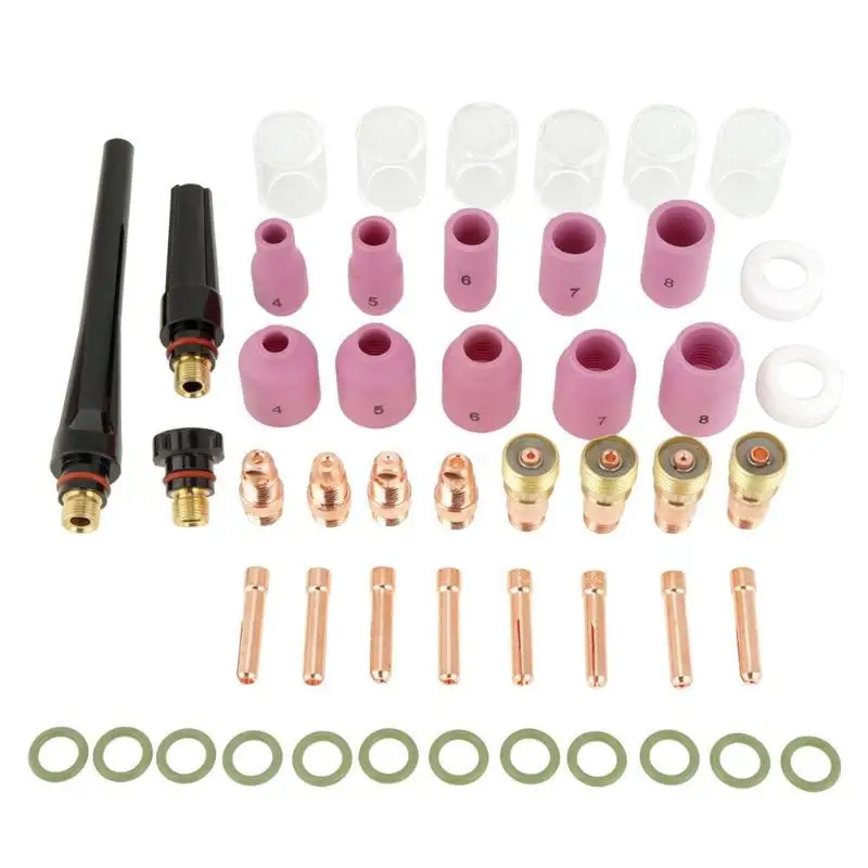 

Alumina Nozzle Gasket Lenses Durable Accessories Easy Use for Tig WP-17/18/26 Welding Torch Argon Arc Torch Kits
