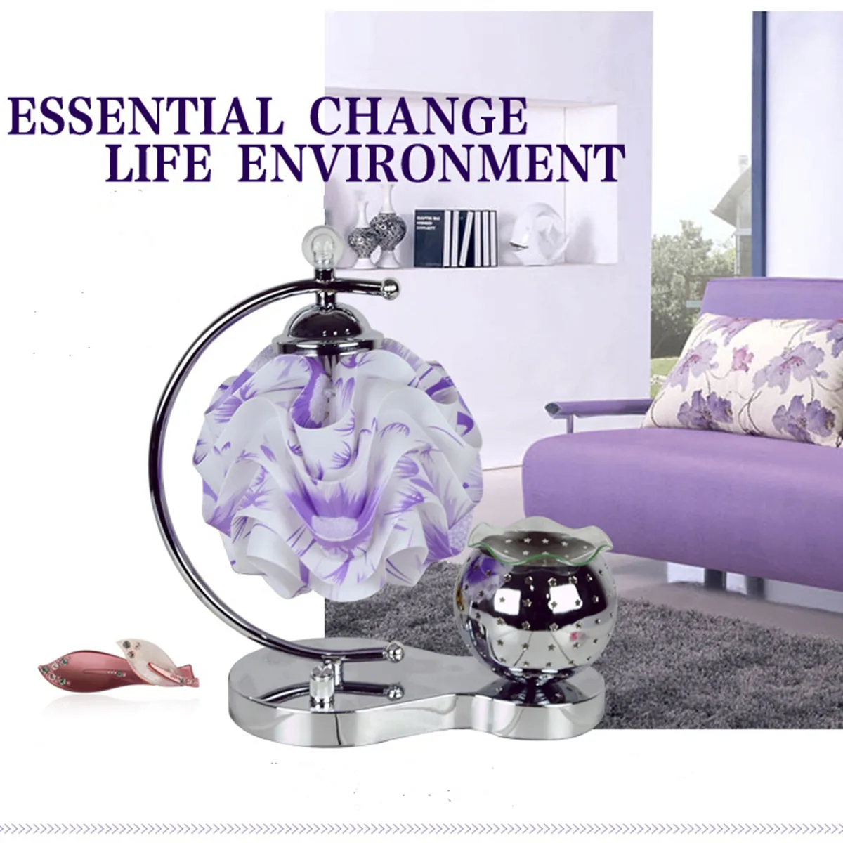 

110V/220V Oil Aroma Lamps Diffuser Desk Night Light Electric Essential Yoga Fragrance Gift Humidify Living Space Relax Acrylic
