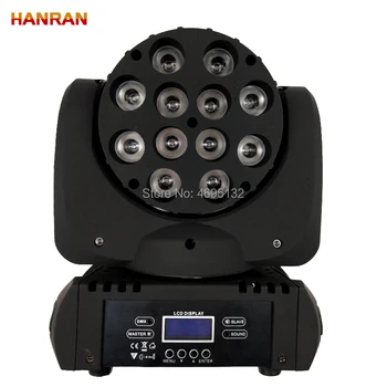 

4pcs/lot led beam 12*12W wash moving head led stage light
