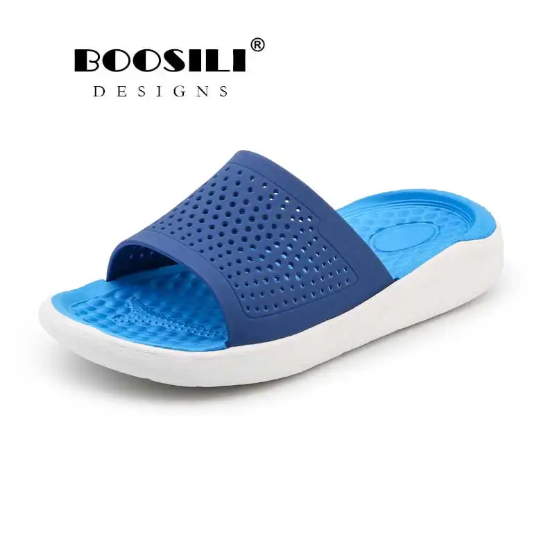 

Sapato Feminino Sale Zapatillas Hombre Boosili 2019 New High Quality Breath Slippers Sandals Men Outdoor Cool Male Stripe Flat