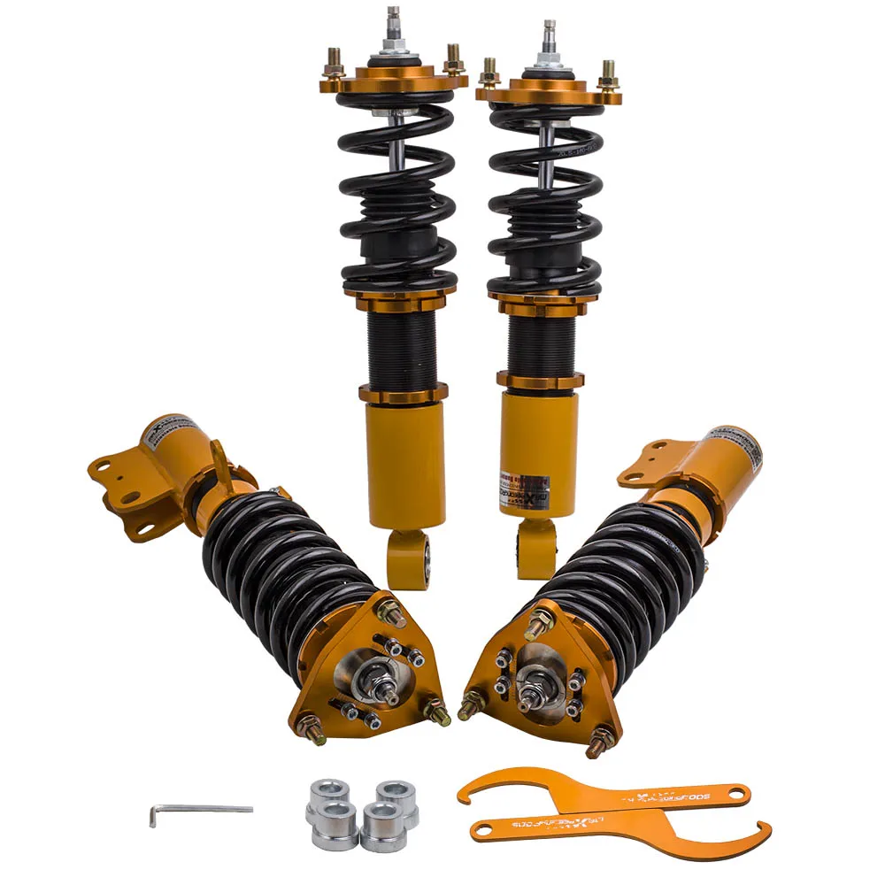 

Assembly Coilovers for Mitsubishi Lancer 2008-2016 24 Ways 24 Ways Adjustable Damper Force Shocks Coil Spring