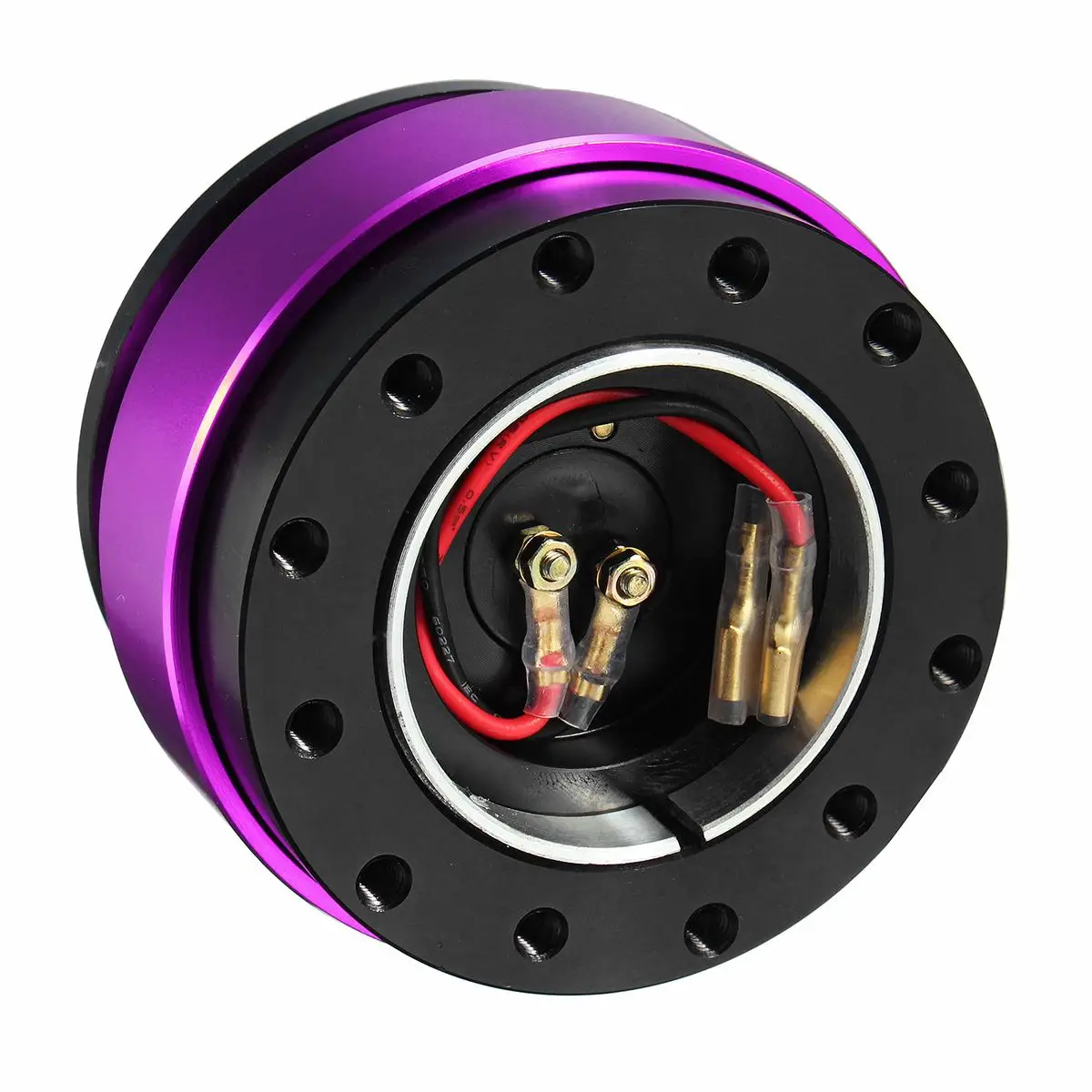 Universal coche Auto de liberación rápida volante Snap Off Hub adaptador jefe Kit de aluminio 6 orificios Universal coche Auto de liberación rápida volante Snap Off Hub adaptador jefe Kit de aluminio 6 orificios