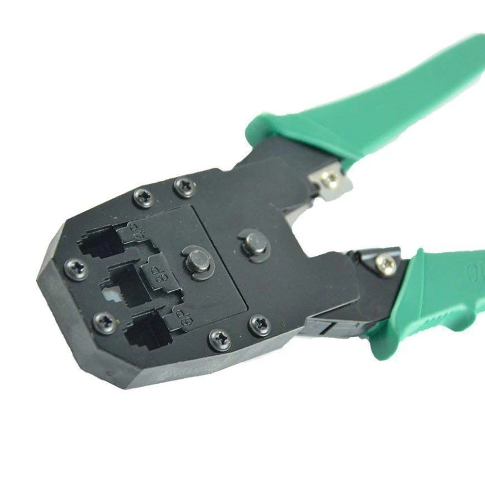 Network Ethernet LAN Kit 4 in 1 Cable Tester +Crimping Plier Crimper + Wire Stripper +100x Rj45 Cat5 Cat5e Connector Plug