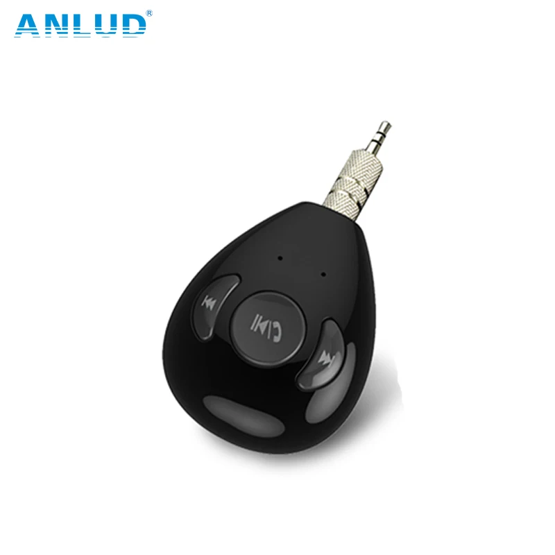 

ANLUD Wireless Car Bluetooth Receiver Handsfree Kit 3.5mm Jack AUX Audio Adapter Music Stereo Transmitter For Car Player Speaker