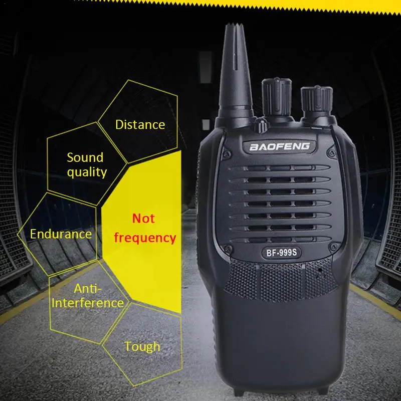 BaoFeng Bf 999s рация 5 Вт 1800 мАч ручной двухсторонний радио Fm регулируемый цифровой