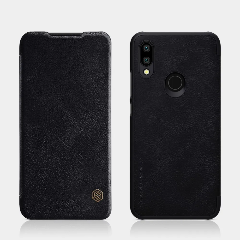 Чехол-книжка для Xiaomi Redmi 7, глобальная версия, серия NILLKIN Qin, роскошный чехол-накладка из искусственной кожи для Xiaomi Redmi 7/Redmi Y3, чехол