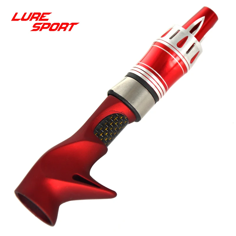 LURESPORT 2 шт. Красная резиновая краска 16 ACS катушка для сиденья углеродная трубка