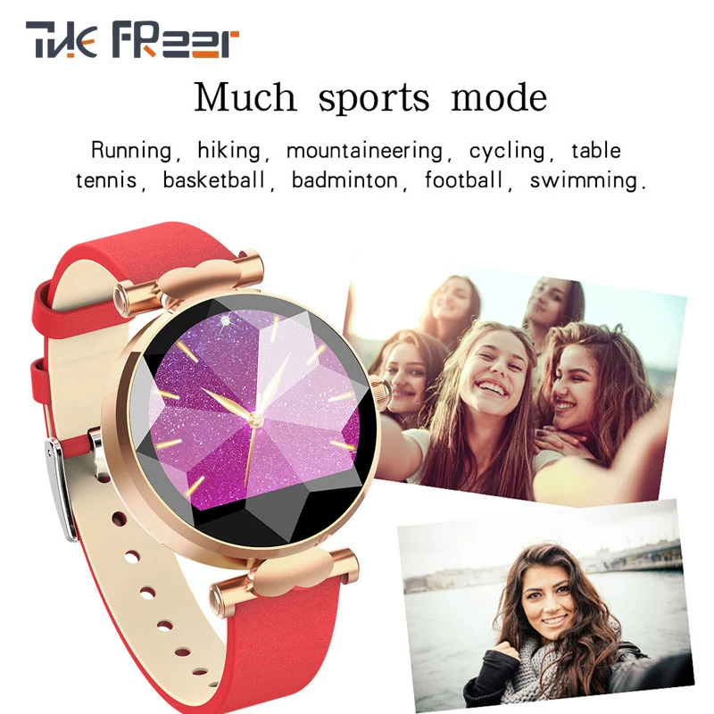 NEW Casual Smart Watch for Women Heart Rate Blood Pressure Monitor Smart Wearable Device Fashion Bracelet Best Gift for Girls