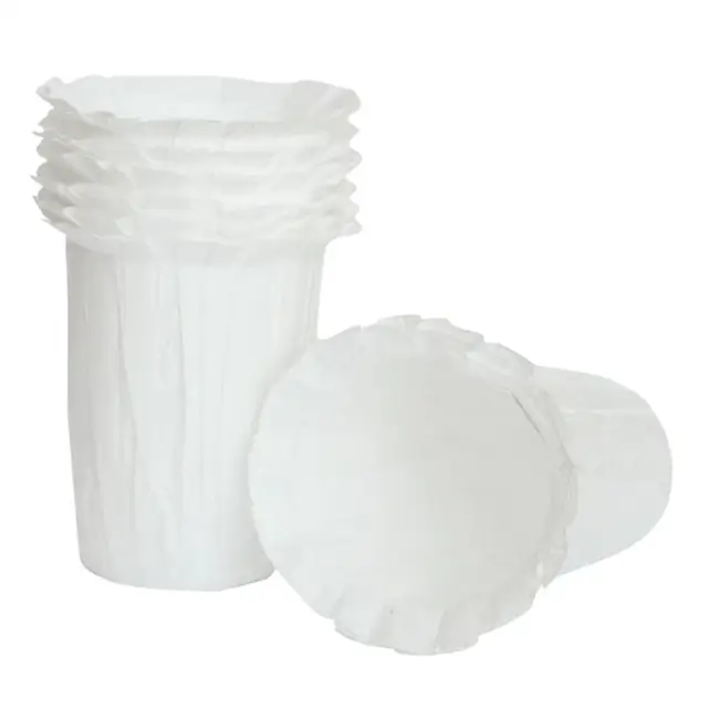 Cheap 100pcs Disposable Paper Filter Cups Strainer K-cup Coffee Filters Capsule