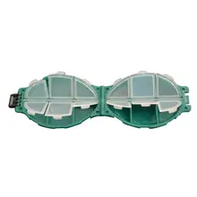 Портативные 12 рыболовные снасти Коробка Приманка блесна приманка прочный пластиковый ящик для хранения рыболовные контейнеры Органайзер