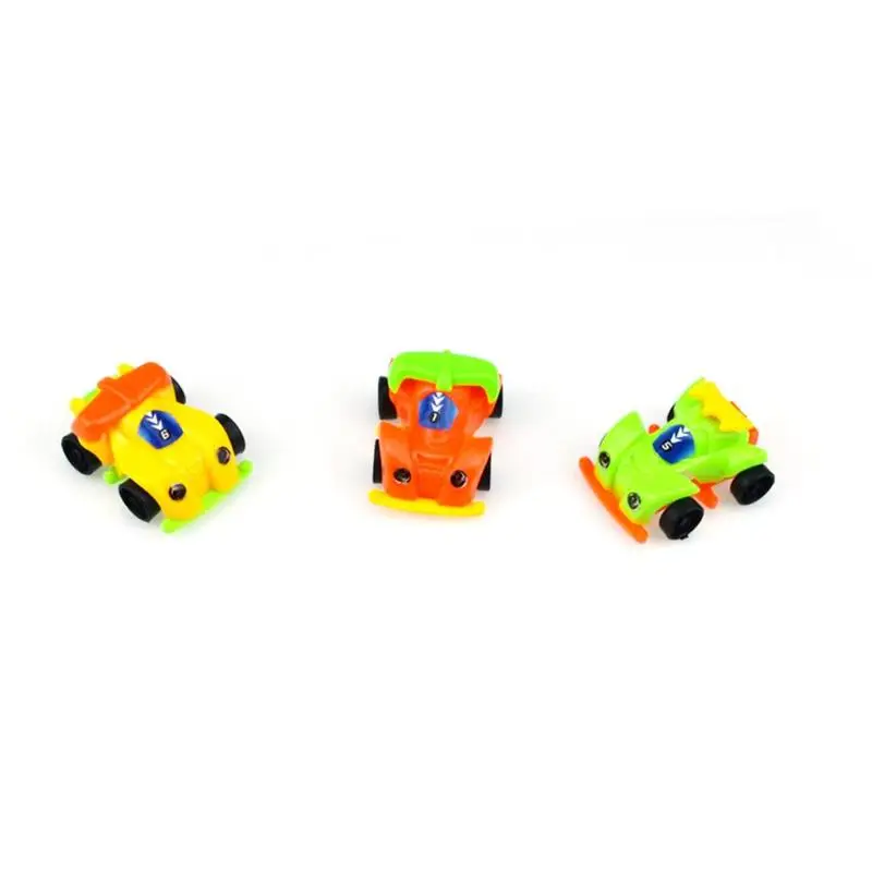 DIY Собранный мультфильм четырехколесный привод автомобиля капсула обучающая игрушка для детей игрушка цвет в ассортименте капсула