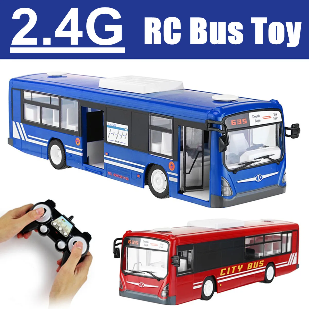 

Kids Children Wireless Remote Control Chargeable Bus Education Toy Car Openable Doors/Music/Model Car Birthday Christmas Gift