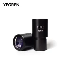 Cheap One Pair WF10X Eyepiece Wide Field View 18mm Optical Ocular Lens for Biological Microscope Mounting Size 23.2mm Cheap One Pair WF10X Eyepiece Wide Field View 18mm Optical Ocular Lens for Biological Microscope Mounting Size 23.2mm