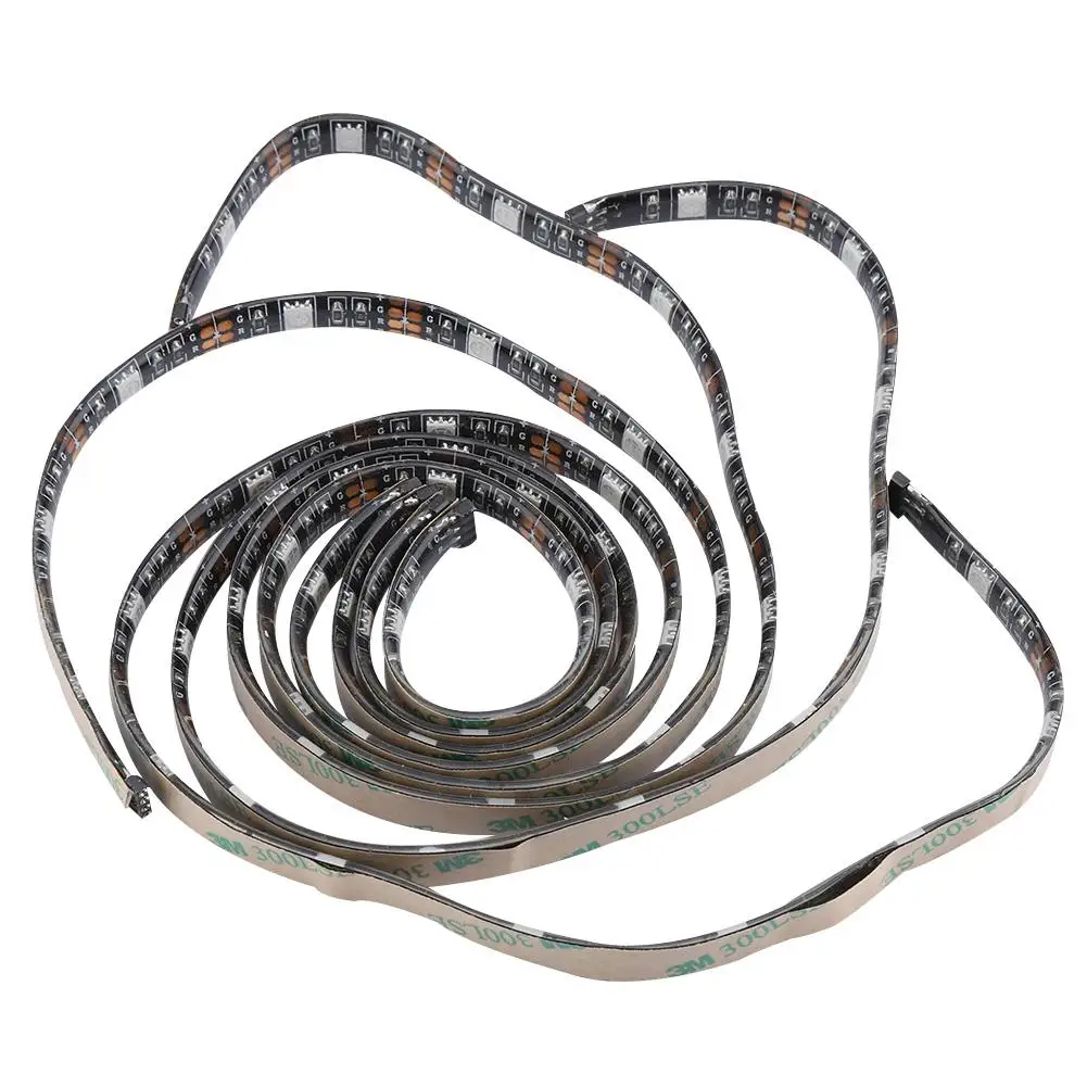 USB LED Strip lamp 6W 12V RGB Colorful 36 LED Strip Light Bar Flexible Tape Lamp SMD RGB LED Strip Light