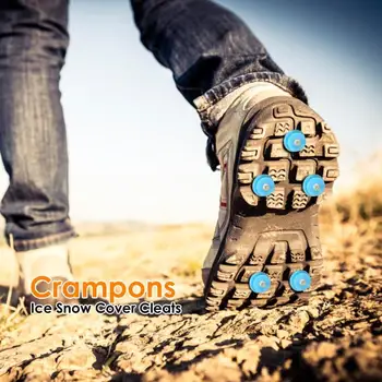 

10pcs/lot Outdoor Teeth Nail Climbing Ice Snow Crampons Spike Outdoor Climbing Ice Snow Crampons Teeth Nail for Shoe Cover