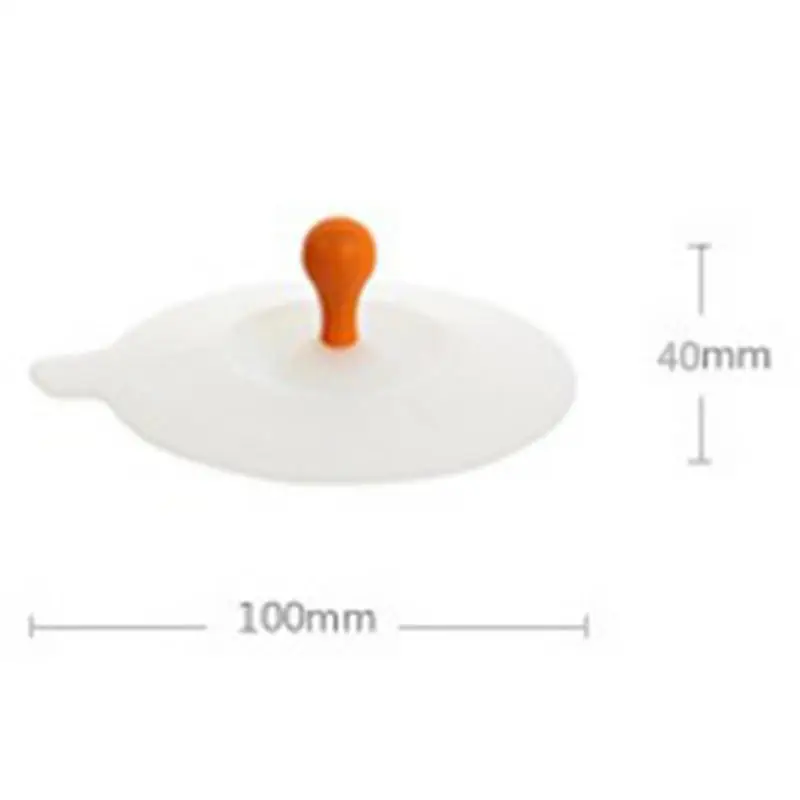 6pcs Lovely Anti-dust Silicone Clip Spoon Ceramic Cup Cover For Home Lid Cover Leakproof Coffee Lid Airtight Sealed Cup Cover