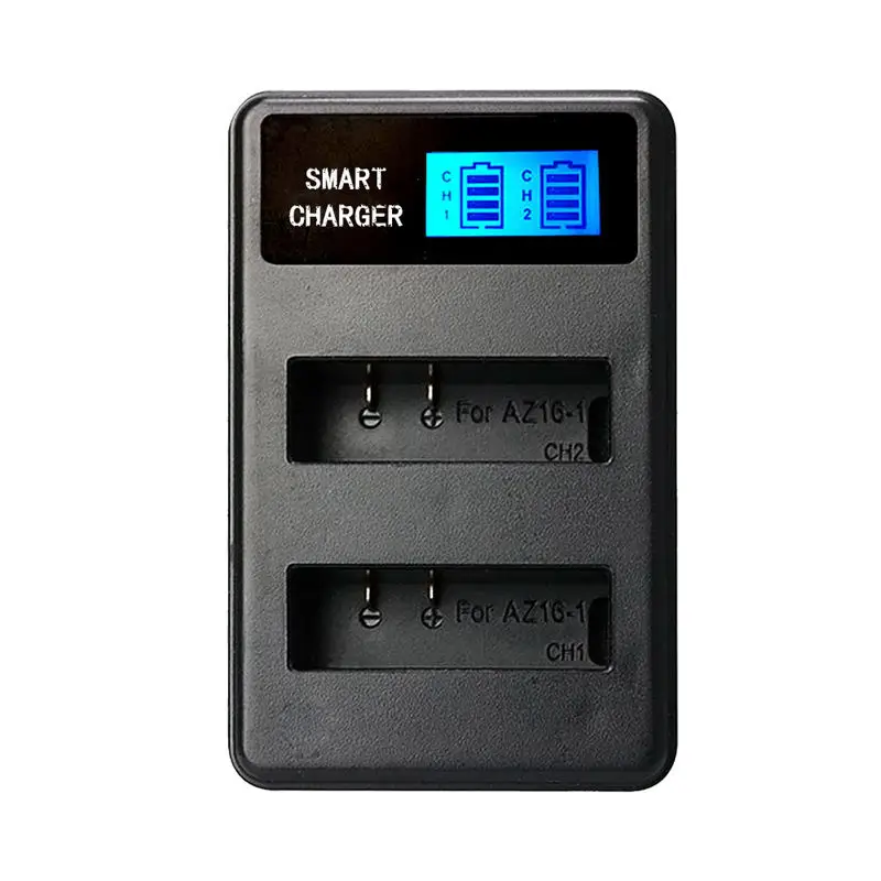 Usb Lcd Display Dual Port Battery Charger For Xiaomi Yi-Lite / Yi-2/ 4Kplus 4K Camera Accessories | Электроника