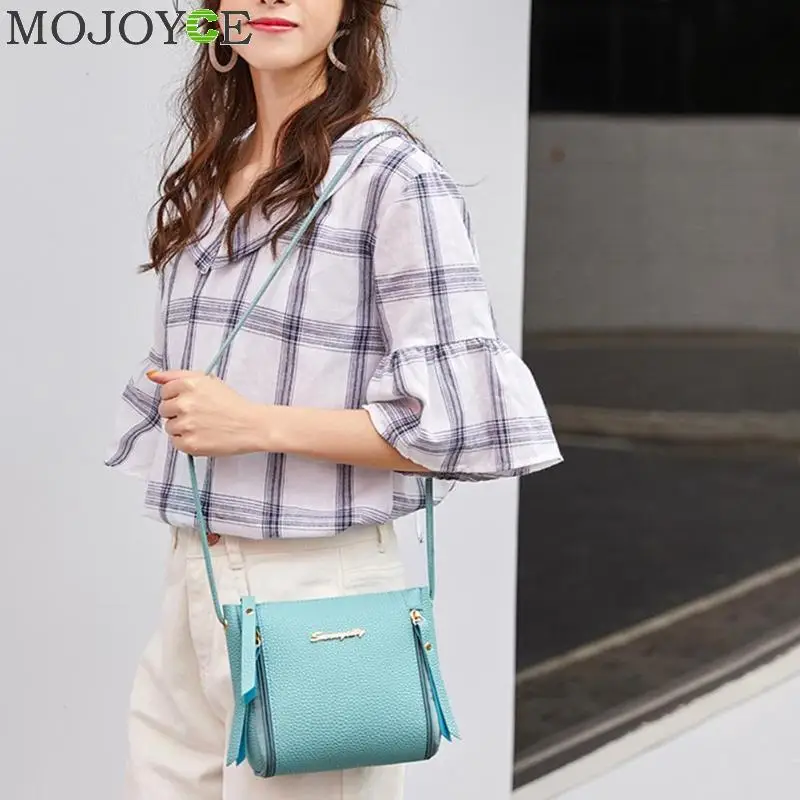 الأزياء عارضة الهاتف عملة حقيبة كتف صغيرة المرأة بو الجلود حقيبة ساع الصلبة مخلب سستة Crossbody البسيطة حقيبة 2019