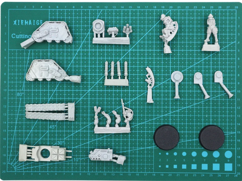 Rapier Multilaser parts and Solar Auxilia crew for Rapiers