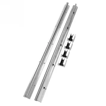 

2Pcs SBR16-750mm 16mm Linear Slide Guide Shaft Rail+4Pcs SBR16UU Bearing Blocks CNC Printer Parts Accessories