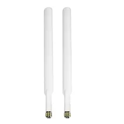 Разъем 2 шт 5dBi 4G усилитель сигнала WI-FI прочный высокая белая Антенна внешняя маршрутизатор sma-мужчина для huawei B315 B310