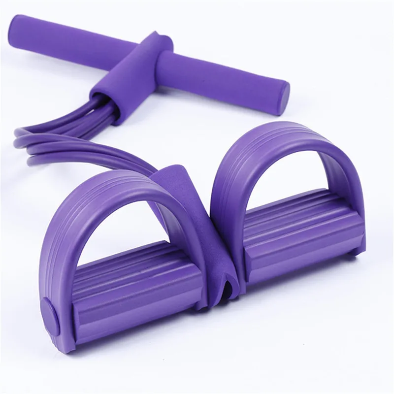 

120cm Elastic Resistance Bands Fitness Yoga Workout Exercise Tubes Practical Training Rubber Tensile Expander