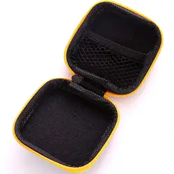 Унисекс портативные PU кожаные небольшие кошельки для монет детские мини-молния кошельки наушники для путешествий сумка для хранения Porte