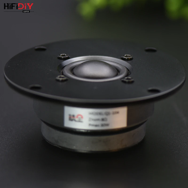 

HIFIDIY LIVE hifi 4 inch Tweeter Speaker Unit Silk membrane 8OHM 30W Ball Dome Stereo home Film Treble Loudspeaker Q1-104