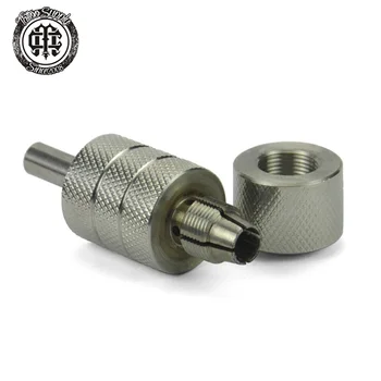 

Tattoo Grips Stainless Steel EZ Lock Grips With Back Stem Supply 25mm or 22mm For machine Gun Work