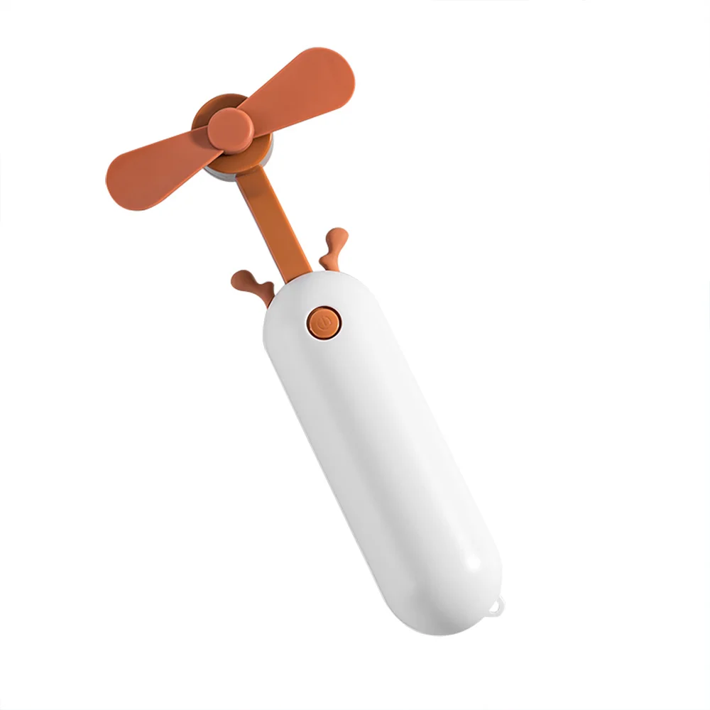 

Outdoor cute pet fan USB charging desktop mini fan cartoon handheld fan Charging Desktop :Blue/Pink/Brown Capacity: 600mA