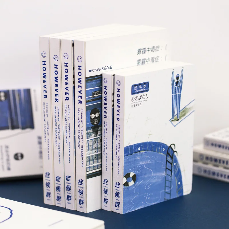 

1PC Sick Personnel Series Originality Blank diary notebook sketchbook Personalized Gifts and Stationery