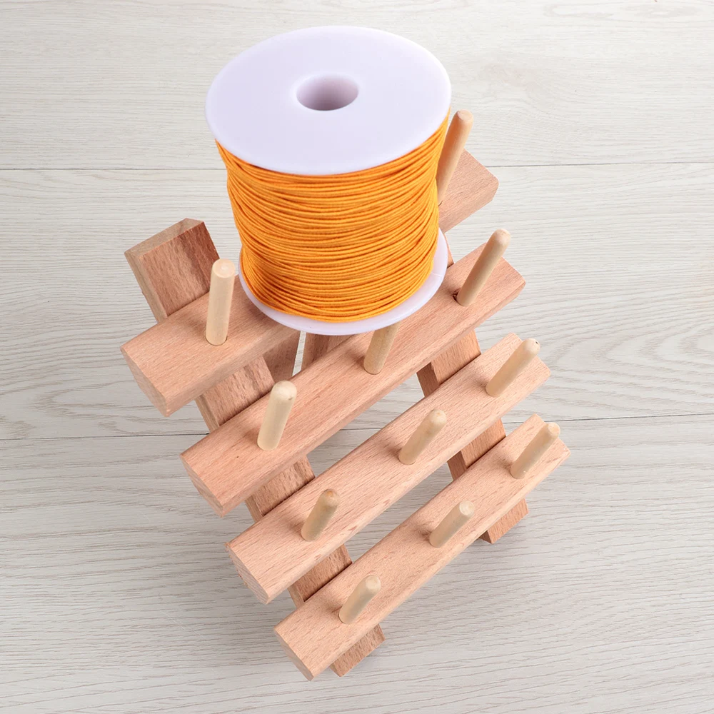

12 As Wood Draad Tailor Rack Premium Draad Rack Spool Organizer Wood Draad Rack Spool Naaien Organizer Storage Holde