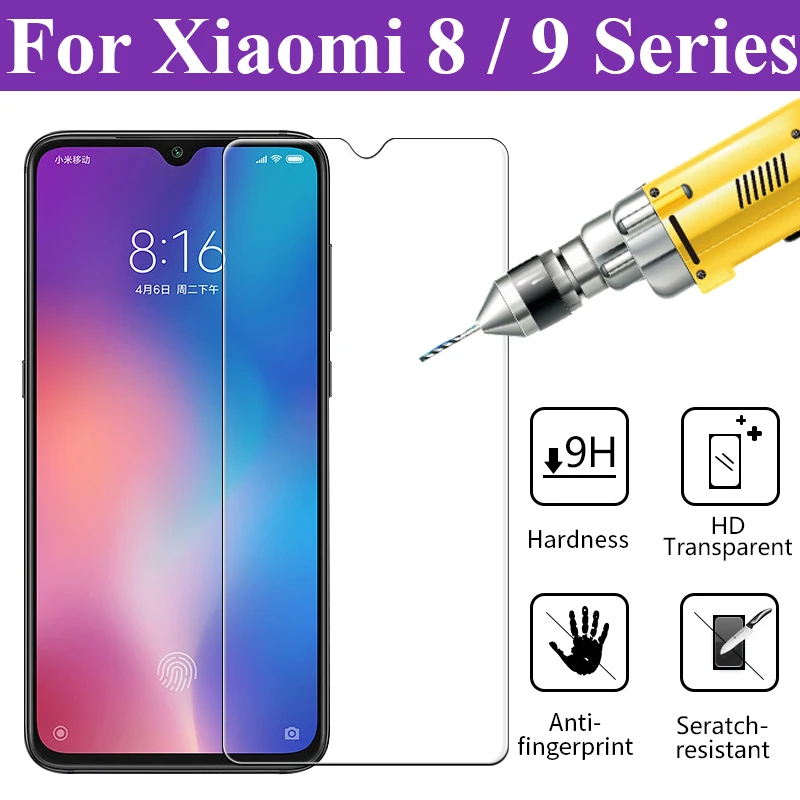 

Protective Glass On The For Xiaomi Mi 8 9 Se Explore Screen Protector for xiaomi A2 A1 redmi note 5 4X 6 Lite Pro Tempered Glass