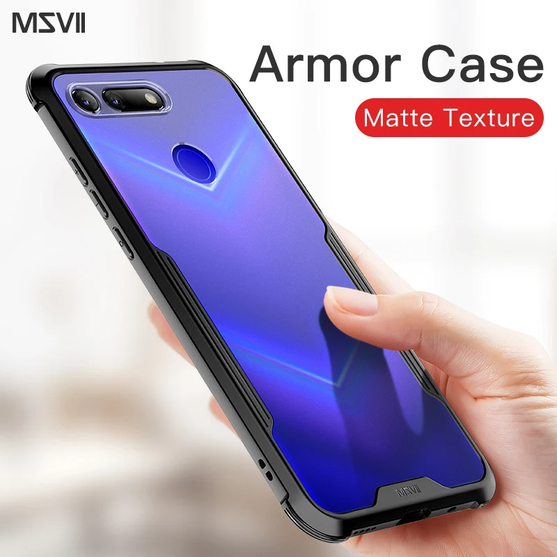 Msvii чехол для телефона huawei Honor V20 силиконовый 360 полная защита прозрачный |