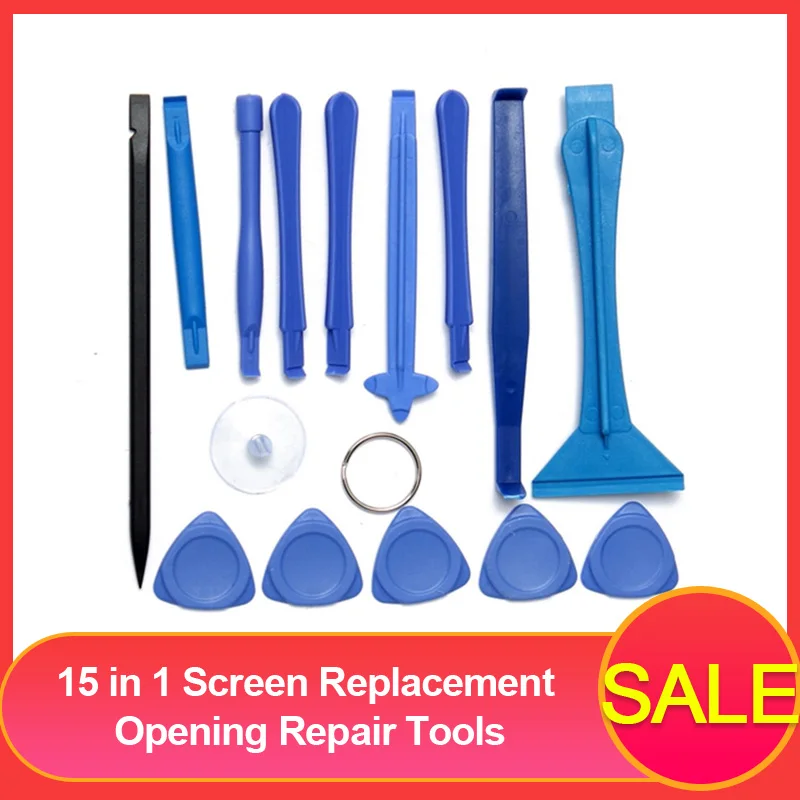 

15 in 1 Screen Replacement Tools Opening Repair Mobile Phone Disassemble Tools Set Kit For iPhone For iPad For HTC Tablet PC