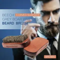Мужская кисть для бритья щетины бороды гребень массаж лица усы Красота уход парикмахерские принадлежности борода кисти