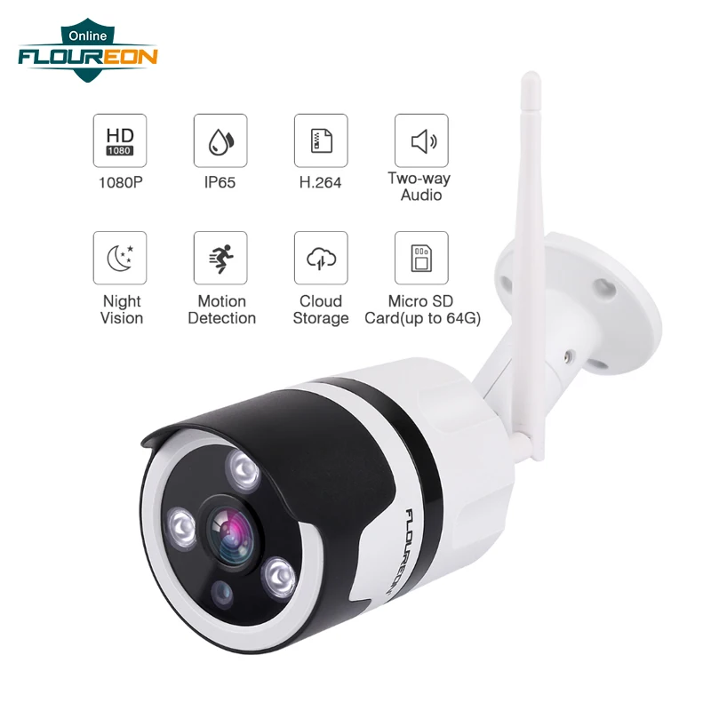 1 шт. Беспроводная 1080P WiFi IP камера система безопасности CCTV 2 сторонняя аудио
